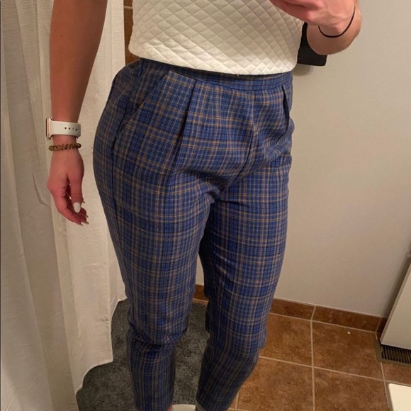 LUNIK Plaid Trouser - Picture 2 of 5